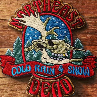 Northeast Dead Patch Iron On Patch 4" Deadhead Grateful Dead