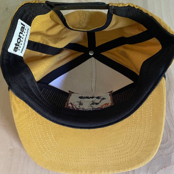 Dead Camel Skeleton Hat Nylon Ultra Light 5 Panel Trucker Cap Snapback