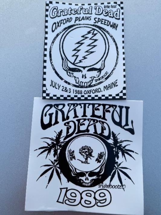 GD 1988 & 89 Lighter Sticker 2 Pack 2.75"