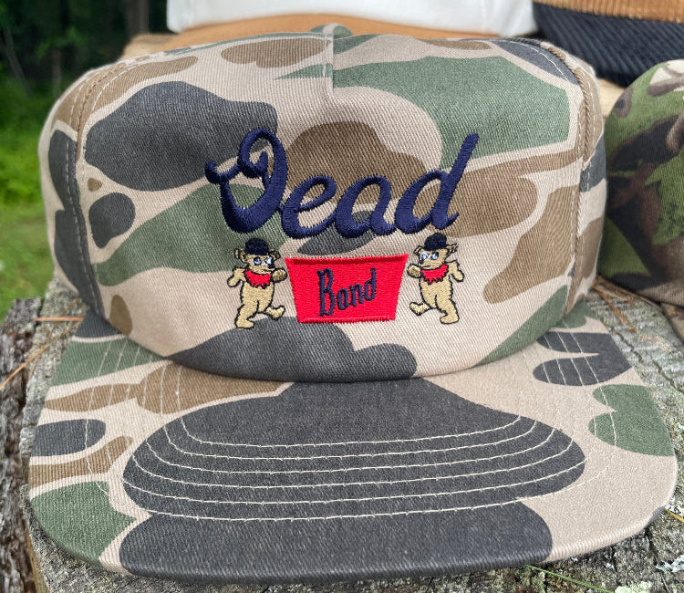 Dead Band Beer Hat Cotton 5 Panel Trucker Cap Snapback