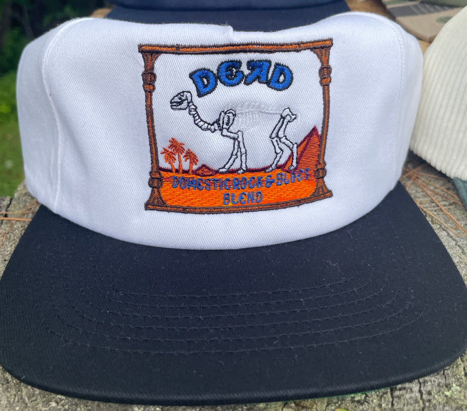 Dead Camel Skeleton Hat Twill Cotton 5 Panel Trucker Cap Snapback