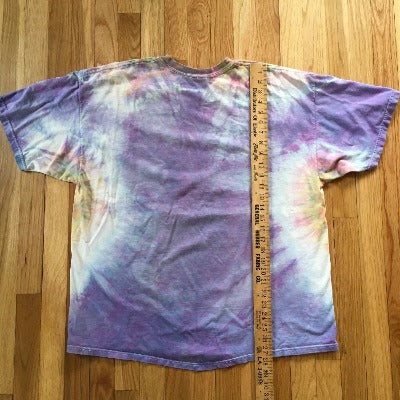 Authentic Vintage Y2K Ed Donohue Rose Tie Dye T-Shirt XL Tie Dye