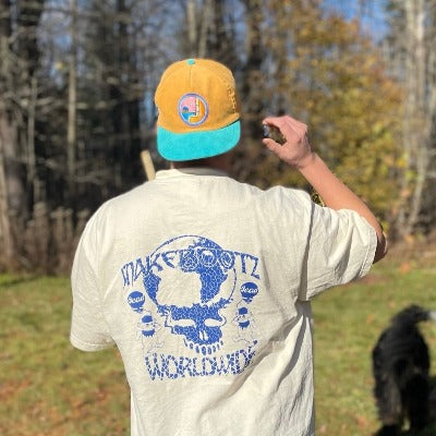 "Power Crystals" Corduroy Cotton Snapback Cap