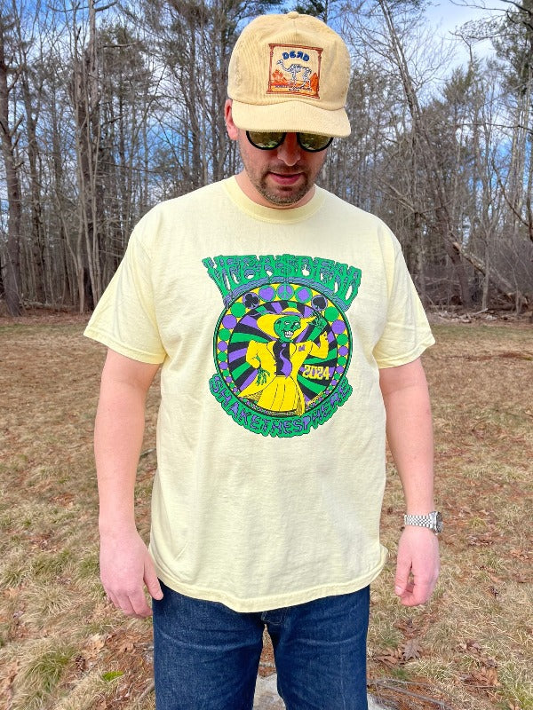 "Vegas Dead / Froggie" T-Shirt M-3X Comfort Colors Banana