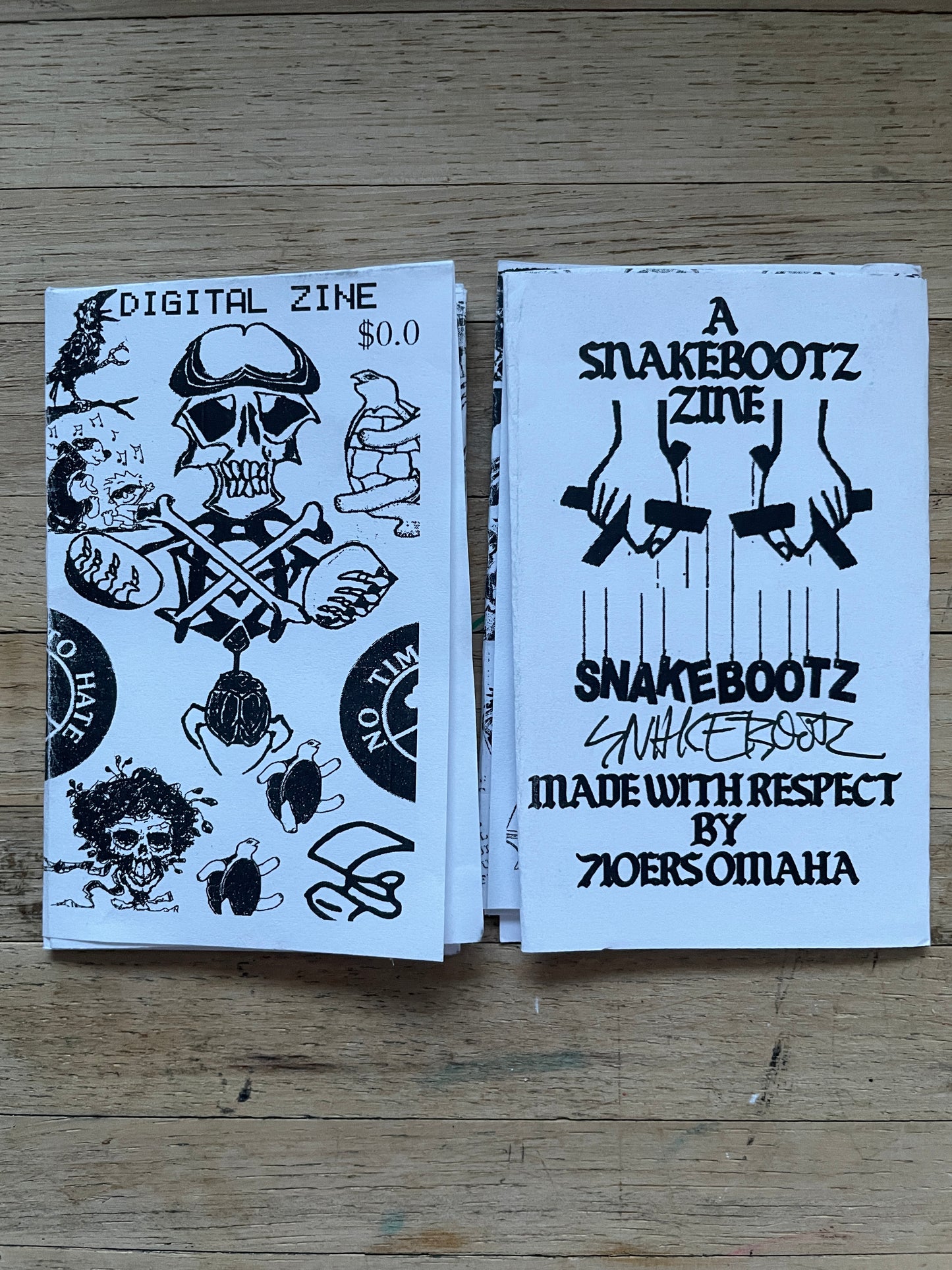 Snakebootz x 710ers Zine Vol.1