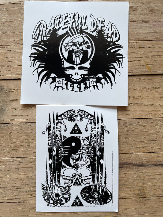GD Shredder & 1992 Lighter Sticker 2 Pack 2.75"