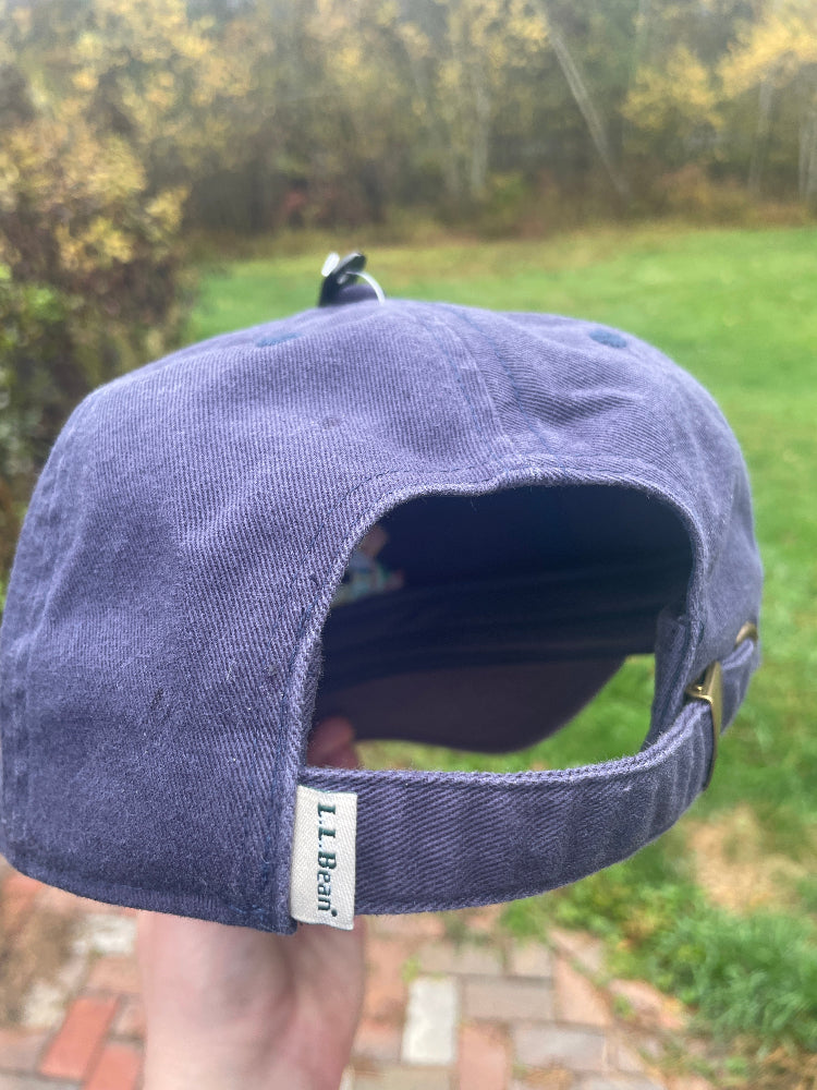 LL Bean X Snakebootz Limited Edition "Northeast Dead Moose" Cap Navy Cotton