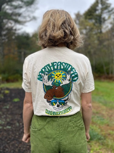 Northeast Dead Moose T-Shirt 2 Sided Screen Print