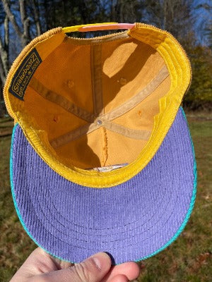 "Power Crystals" Corduroy Cotton Snapback Cap