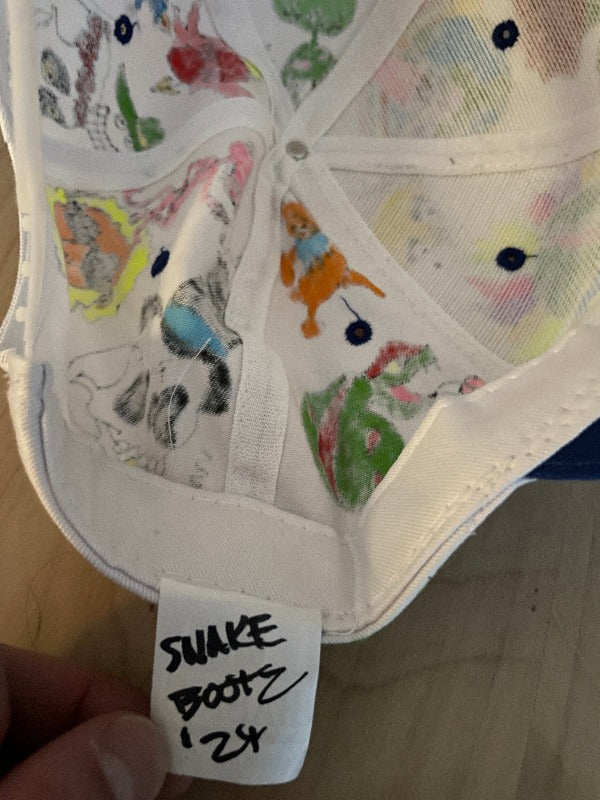 "Over the Rainbow" Hand Drawn All Over Cap Vintage Snapback