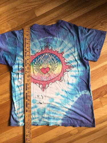 Autentiški vintažiniai 1980 m. Mikio Dragon „parkavimo aikštelės“ marškinėliai L Tie Dye