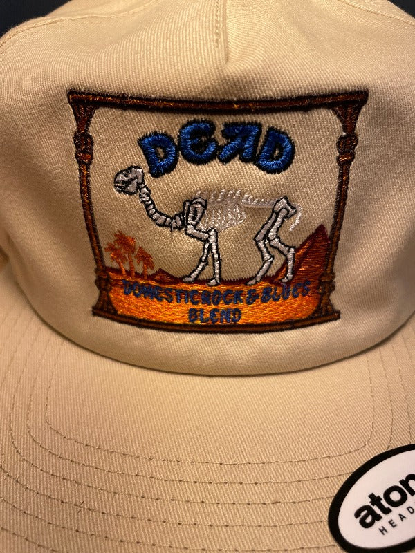 Dead Camel Skeleton Hat Twill Cotton 5 Panel Trucker Cap Snapback