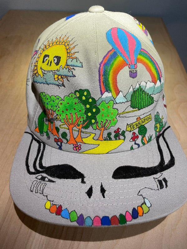 "Road 2 Terrapin" Hand Drawn All Over Cap Snapback Hat
