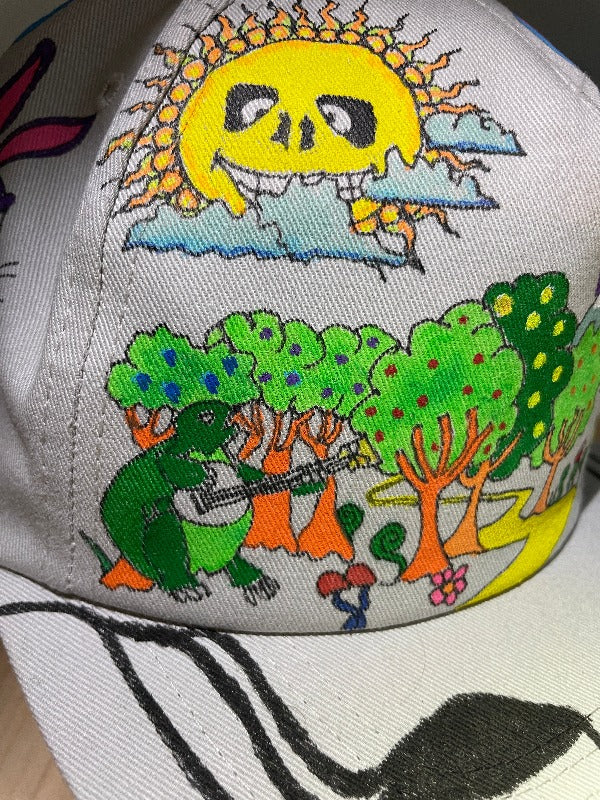 "Road 2 Terrapin" Hand Drawn All Over Cap Snapback Hat