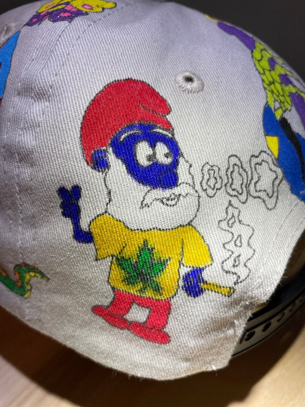 "Road 2 Terrapin" Hand Drawn All Over Cap Snapback Hat