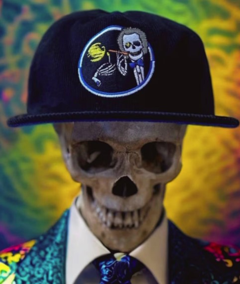 Mr. Saturday Night Skeleton Cigar Cap Corduroy