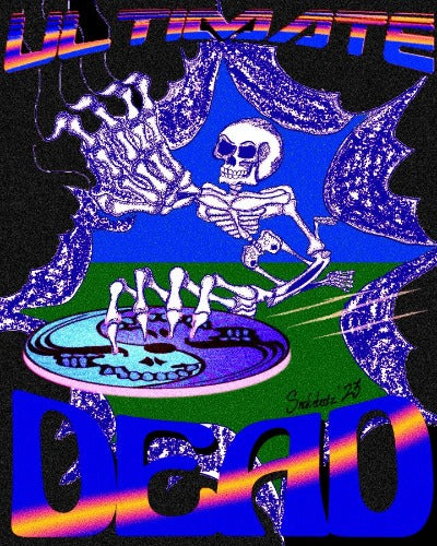 Ultimate Dead Flying Disc Poster