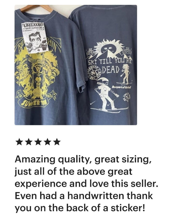 Fire & Ice: Summer 1992/ Dead Ski Club Comfort Colors T-Shirt