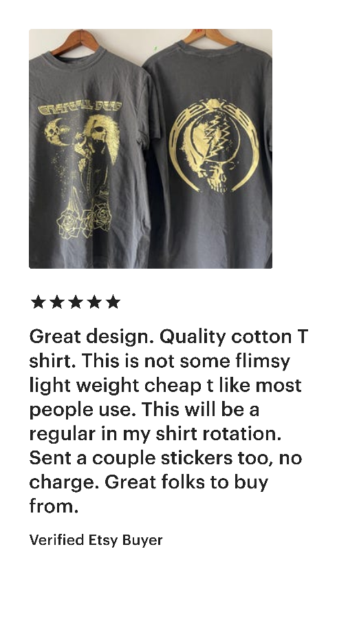 Picasso Moon/Owsley Buckle Comfort Colors Pepper T-Shirt