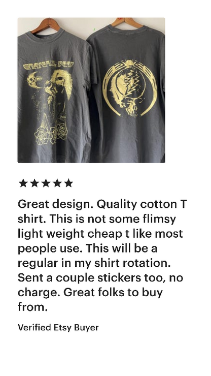 Picasso Moon/Owsley Buckle Comfort Colors Pepper T-Shirt