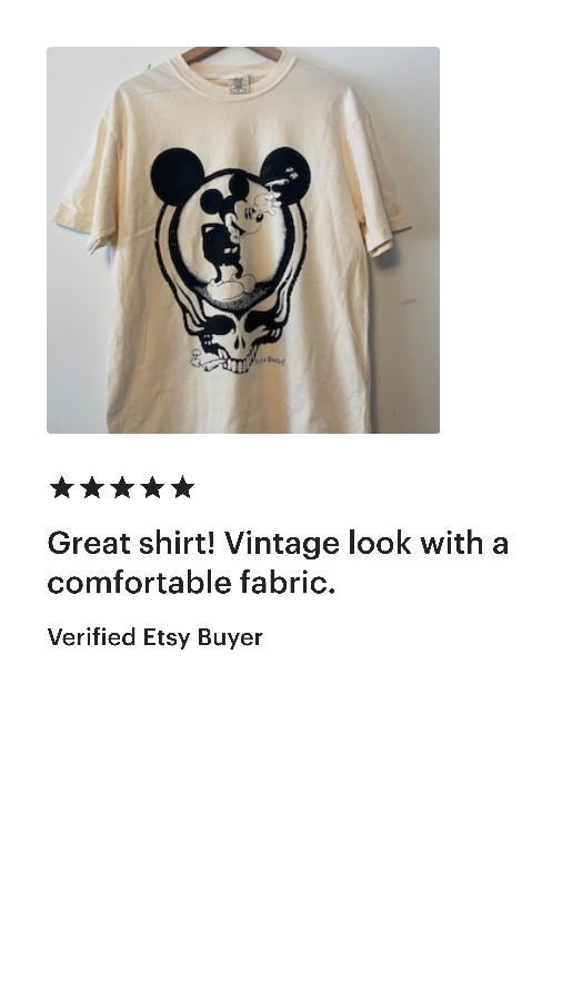 Steamboat Willie x Candyman Comfort Colors Natural T-Shirt