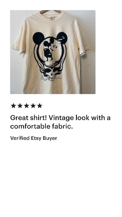 Steamboat Willie x Candyman Comfort Colors Natural T-Shirt