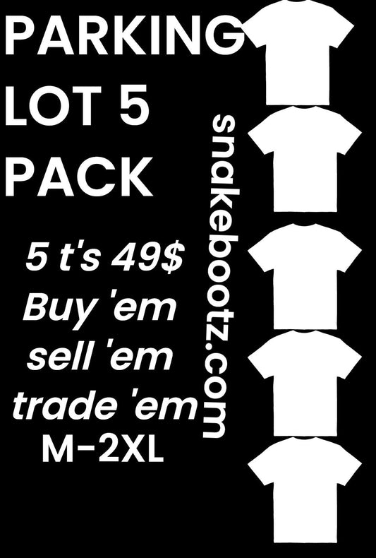 Parking Lot Tee Shirt 5 Pack