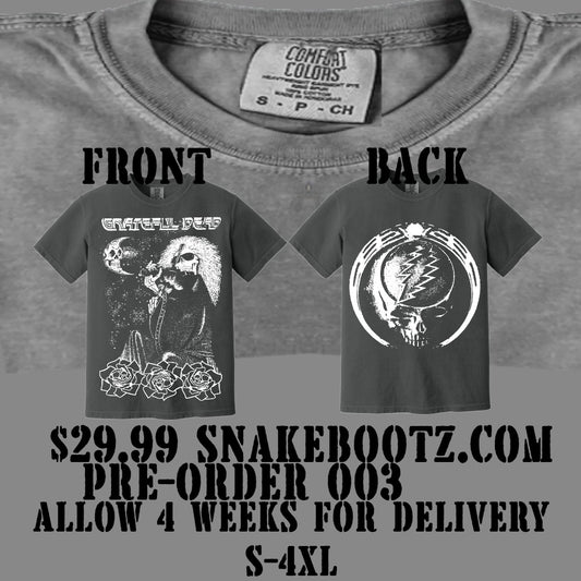 Pre-Order 003: Picasso Moon/Owsley Buckle Comfort Colors Pepper T-Shirt