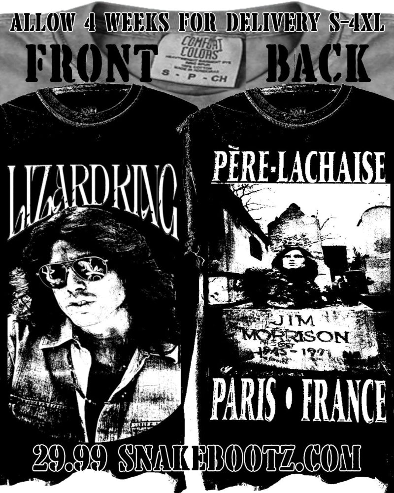 Pre-Order: Lizard King Jim Morrison Tribute T-Shirt