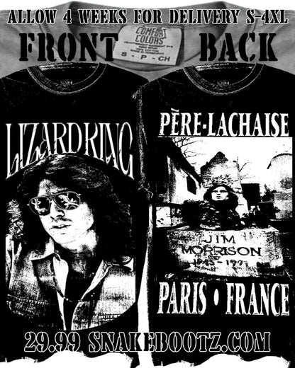 Pre-Order: Lizard King Jim Morrison Tribute T-Shirt