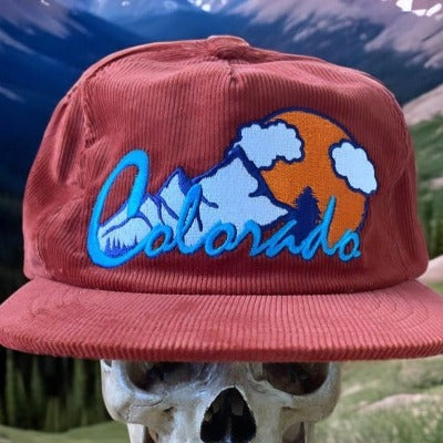 Colorado Mountain Escape Corduroy Cap