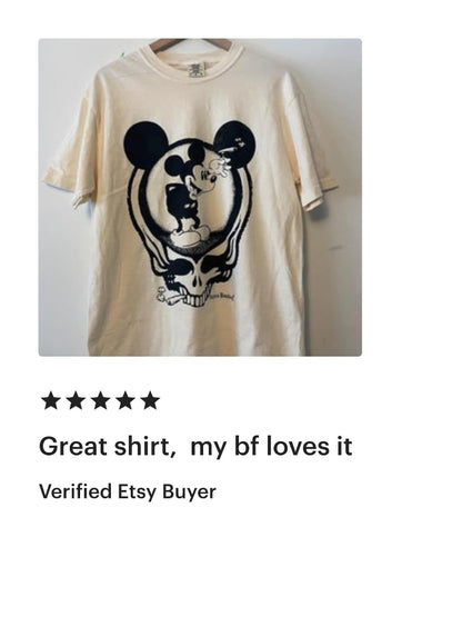 Steamboat Willie x Candyman Comfort Colors Natural T-Shirt