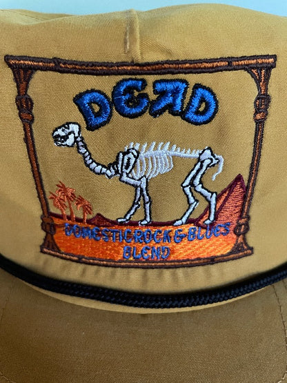 Dead Camel Skeleton Hat Nylon Ultra Light 5 Panel Trucker Cap Snapback