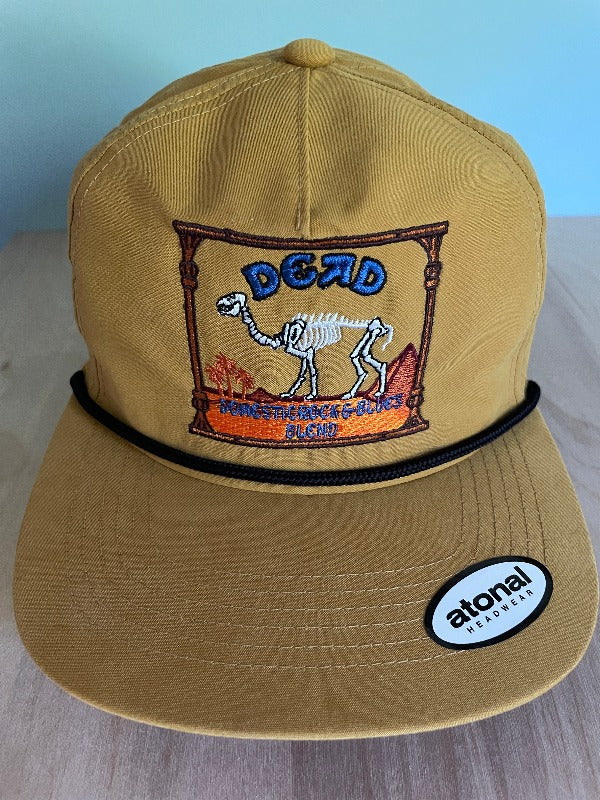 Dead Camel Skeleton Hat Nylon Ultra Light 5 Panel Trucker Cap Snapback