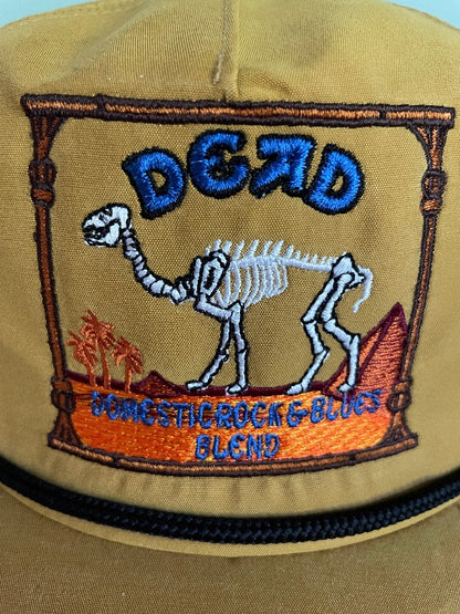 Dead Camel Skeleton Hat Nylon Ultra Light 5 Panel Trucker Cap Snapback