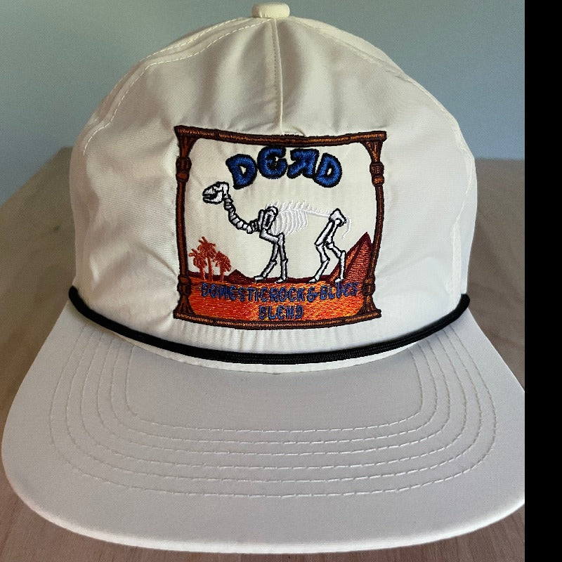 Dead Camel Skeleton Hat Nylon Ultra Light 5 Panel Trucker Cap Snapback