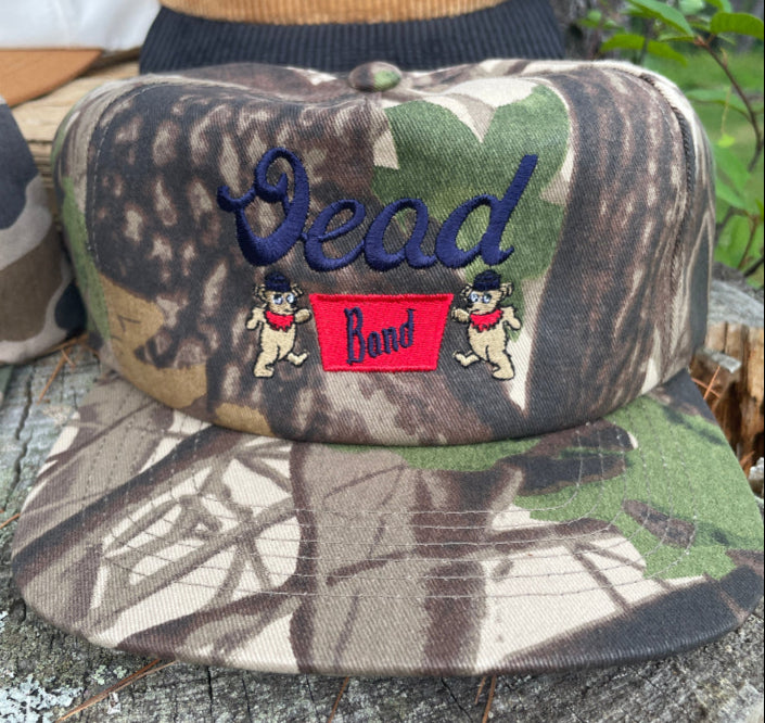 Dead Band Beer Hat Cotton 5 Panel Trucker Cap Snapback