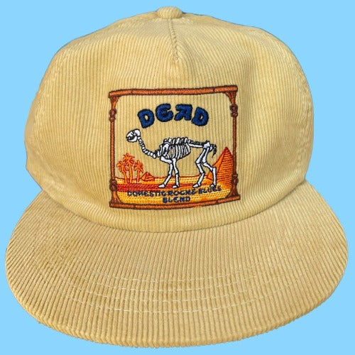 Dead Camel Skeleton Corduroy 5 Panel Cap Snapback