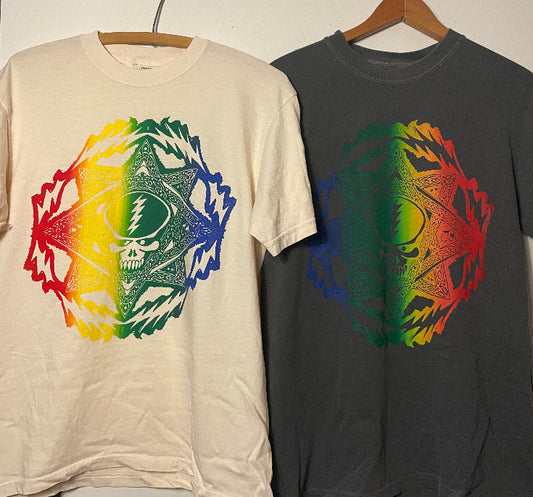 Mandala Skull Comfort Colors T-Shirt Fare Thee Well Wares Collab