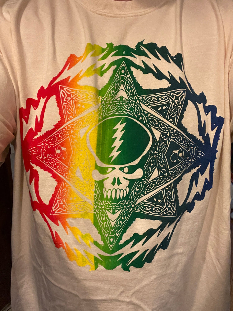 Mandala Skull Comfort Colors T-Shirt Fare Thee Well Wares Collab