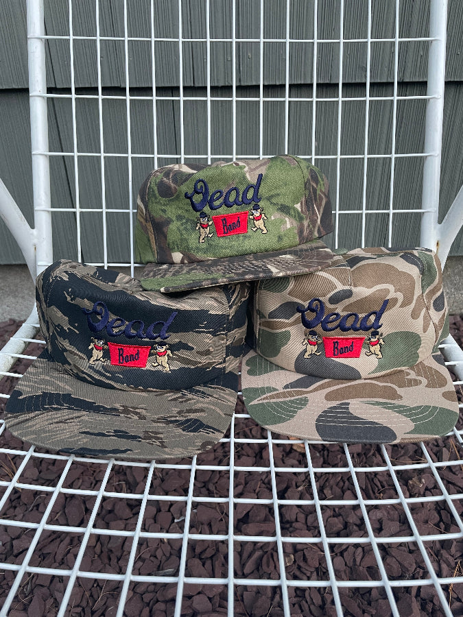 Dead Band Beer Hat Cotton 5 Panel Trucker Cap Snapback