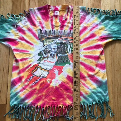 Authentic Vintage 1992 Lithuania Basketball T-Shirt Tie Dye XL