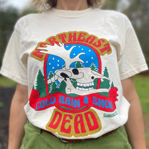 Northeast Dead Moose Tシャツ 2 面スクリーンプリント