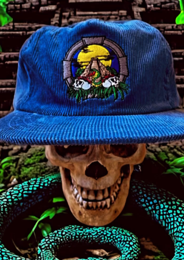 Jungle Cobra Corduroy Cap Aztec Ruins Hat