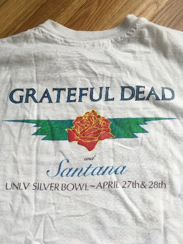 Authentic Vintage 90s Grateful Dead T-Shirt Bertha Vegas XL
