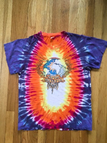 Autentiški vintage 1986 m. Arlo Guthrie marškinėliai Mikio Tie Dye L