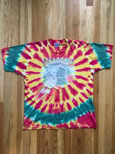 Autentiški vintage 1992 Lietuvos krepšinio marškinėliai Tie Dye XL