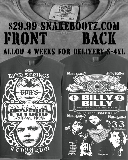 Pre-Order: Psycho / Billy Billy! T-Shirt S-4XL